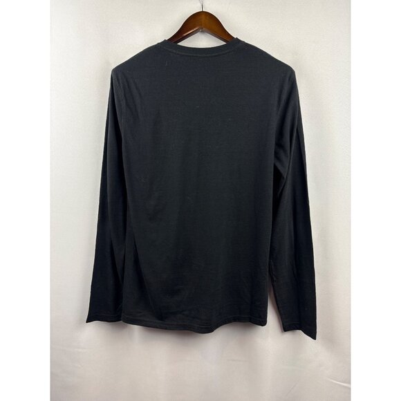 Men’s Public Opinion Large Black Long Sleeve Shirt - Picture 3 of 4
